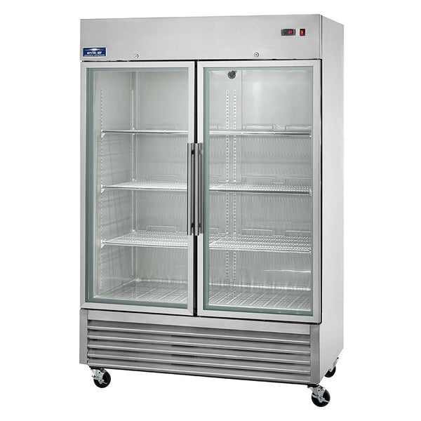 Arctic Air Double Glass Door Reach-In Refrigerator, (AGR49)