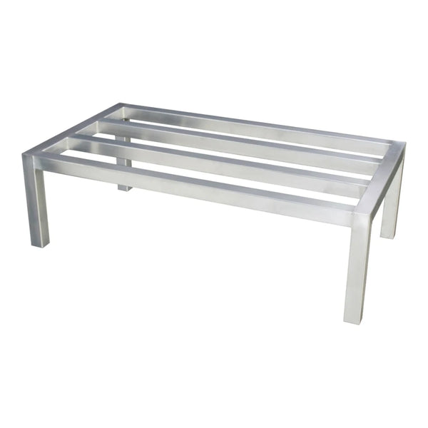 Thunder Group ALDN2048E 48" Aluminum Heavy-Duty Dunnage Rack, Silver