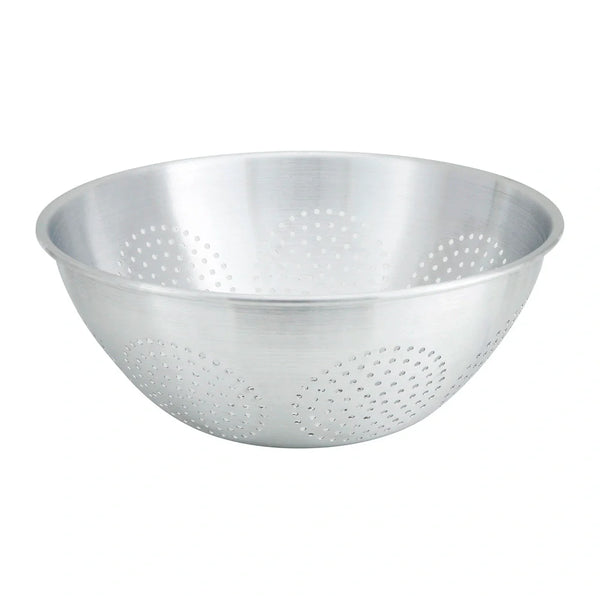 Winco ALO-16 Colander, Chinese Style, 16qt, Aluminium