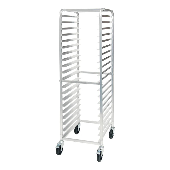 Winco ALRK-20BK 20-Tier Aluminium Sheet Pan Rack, 3" Spacing