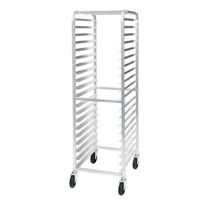 Winco ALRK-20 20-Tier Aluminium Sheet Pan Rack, 3" Spacing