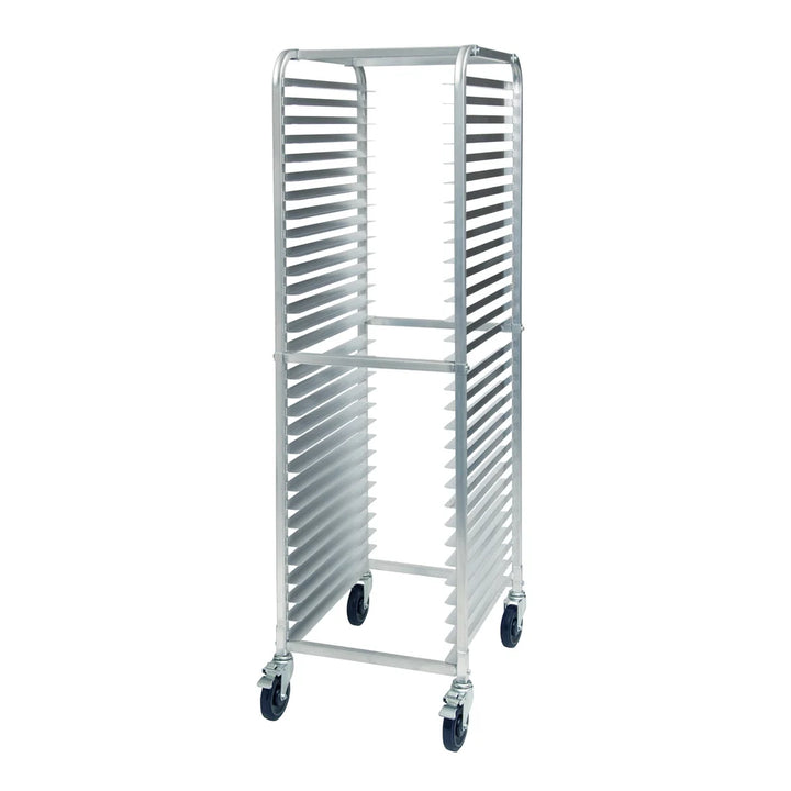 Winco ALRK-30BK 30-Tier Aluminium Sheet Pan Rack, 2" Spacing