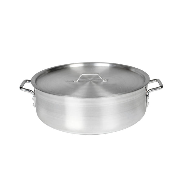 Thunder Group ALSKBP004 Aluminum 16-3/8" x 5-1/2" Brazier Pot with Lid