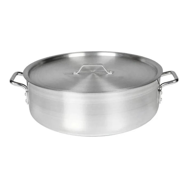 Thunder Group ALSKBP008 Aluminum 23-1/4" x 5-3/8" Brazier Pot with Lid