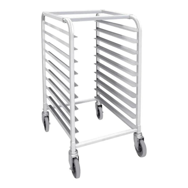 Thunder Group ALSPR010 20-1/4"  Aluminum Tier Sheet Pan Rack with 4 Casters Set,