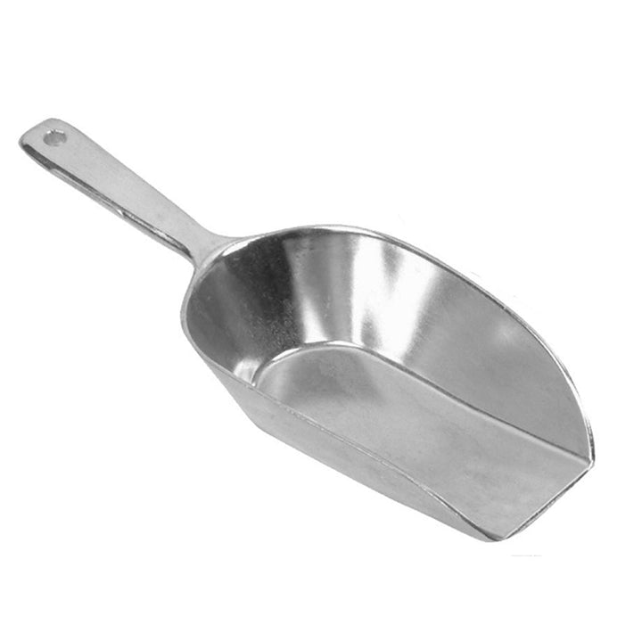 Thunder Group ALTWFC004 Aluminum 4 oz Flat Bottom Scoop