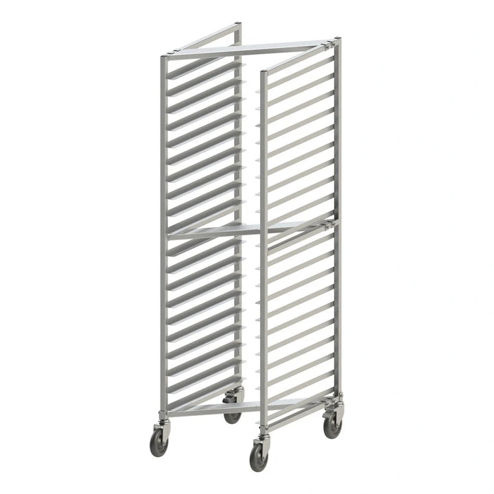 Winco ALZK-20BK 20-Tier Aluminium Sheet Pan Rack with 3" Spacing