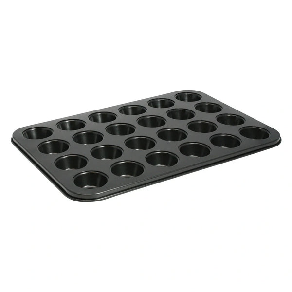 Winco AMF-24MNS 24 Cup Mini Muffin Pan, Non-stick, 1-1/2oz, Carbon Steel