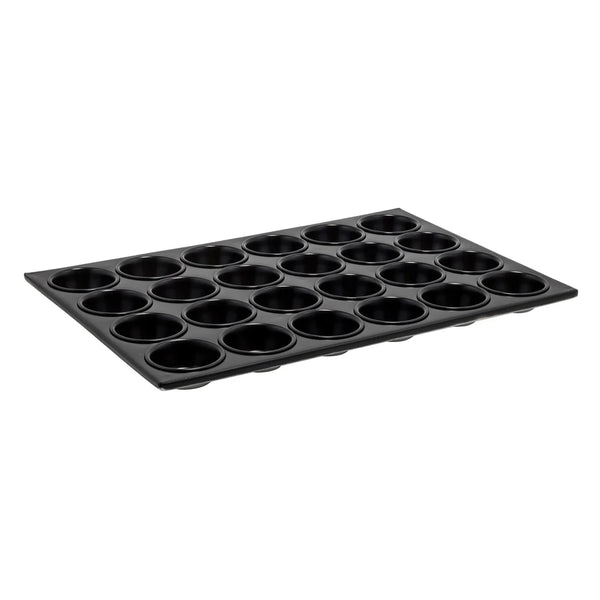 Winco AMF-24NS 24 Cup Aluminium Non-stick Muffin Pan, 3 Oz