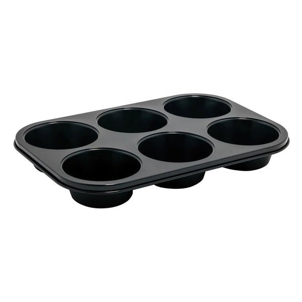 Winco AMF-6NS 6 Cup Jumbo Muffin Pan, Non-stick, 7oz, Carbon Steel