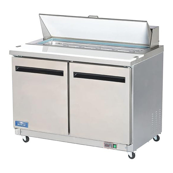 Arctic Air Double Door Mega-Top Sandwich/ Salad Prep Table  – 48", (AMT48R)