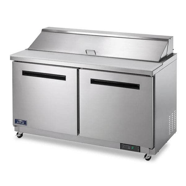 Arctic Air Double Door Mega-Top Sandwich/ Salad Prep Table  – 60", (AMT60R)