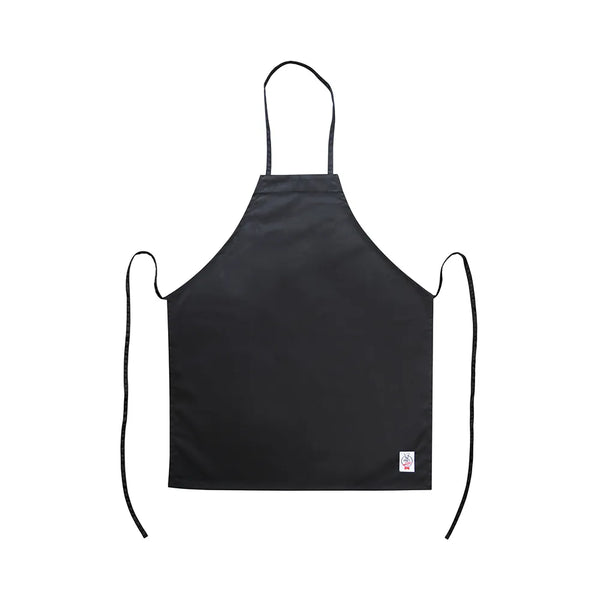 CAC China APBB-1K Chef's Pride Apron Bib Full Length w/o Pocket Black /Each