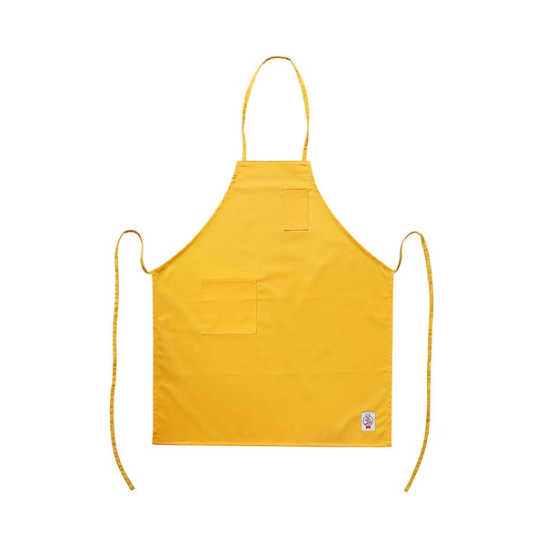 CAC China APBB-2YL Chef's Pride Apron Bib Full Length w/ Pocket Yellow /Each