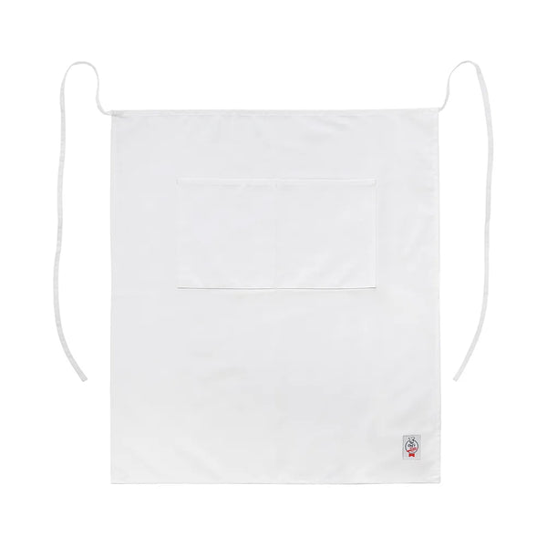 CAC China APBS-1W Chef's Pride Apron Bistro Full Length White /Each