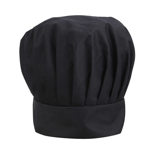 CAC China APHT-2BK Chef's Pride Hat Floppy Toque 13"H Black /Each