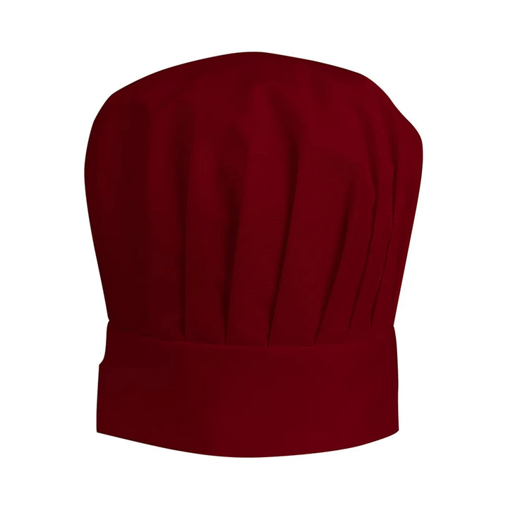 CAC China APHT-2RD Chef's Pride Hat Floppy Toque 13"H Red /Each