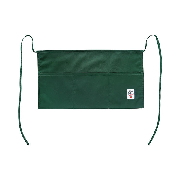 CAC China APWA-1G Chef's Pride Apron Waist 3-Pocket Green /Each