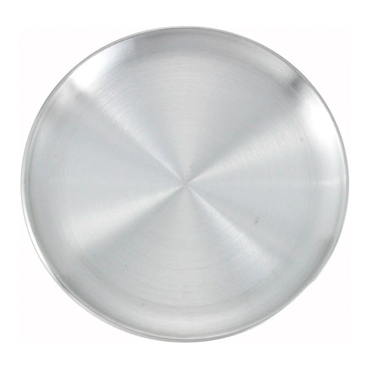 Winco APZC-10 10" Coupe Style Pizza Tray, Aluminium