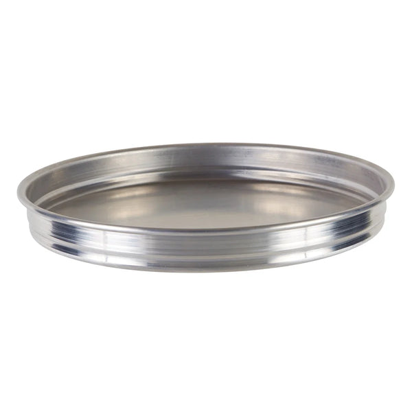 Winco APZK-1015 10"x1.5" Stackable Aluminium. Pizza Pan