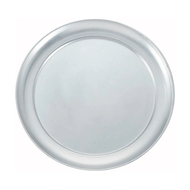 Winco APZT-10 10" Wide Rim Pizza Tray, Aluminium