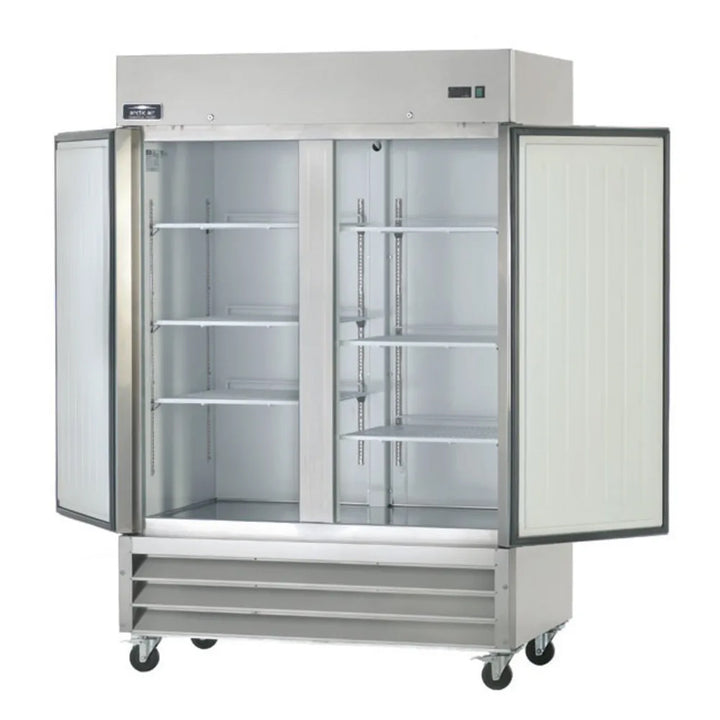 Arctic Air Stainless Steel Two-Door Reach-In Refrigerator, (AR49)