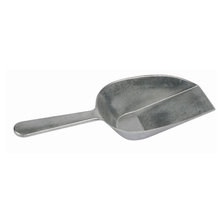 Winco ASFB-16 16oz Aluminium Utility Scoop with Flat Bottom