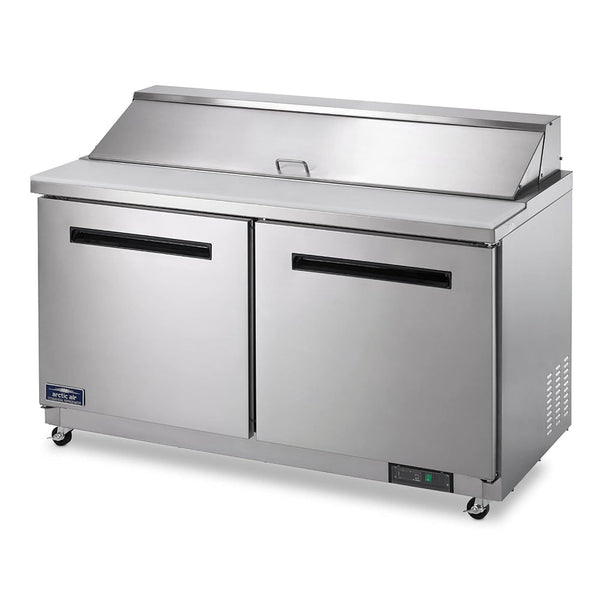 Arctic Air Double Door Sandwich/ Salad Prep Table – 60", (AST60R)