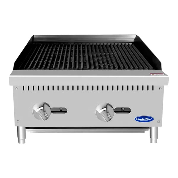 Atosa ATCB-24 24" Heavy Duty Countertop Charbroiler 70,000 BTU