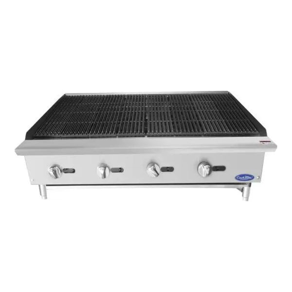 Atosa ATCB-48 48" Heavy Duty Countertop Charbroiler 140,000 BTU