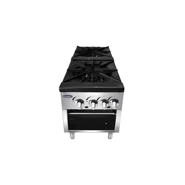 Atosa ATSP-18-2 18" Stock Pot Stove with 4 Burners-1