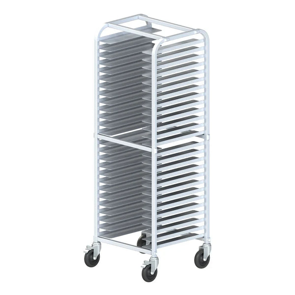 Winco AWPR-26BK Aluminium 26-Tier Pizza Pan Rack, 2" Spacing