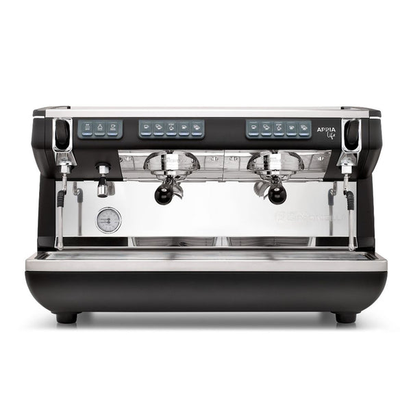 Nuova Simonelli Appia Life Black 2GR Volumetric Espresso Machine - 220V