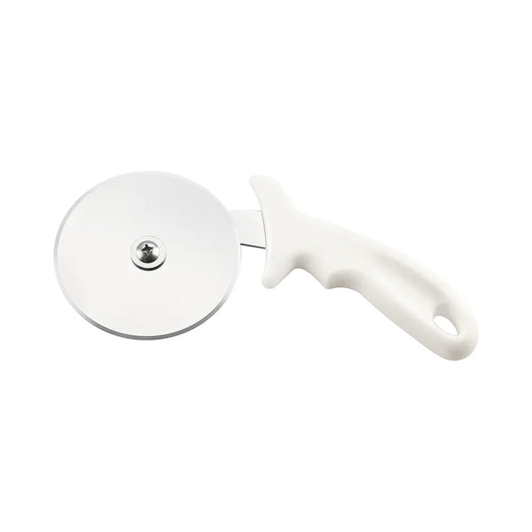 CAC China B15PZ-4W Pizza Cutter W/ White Hdl 4"Dia /Each