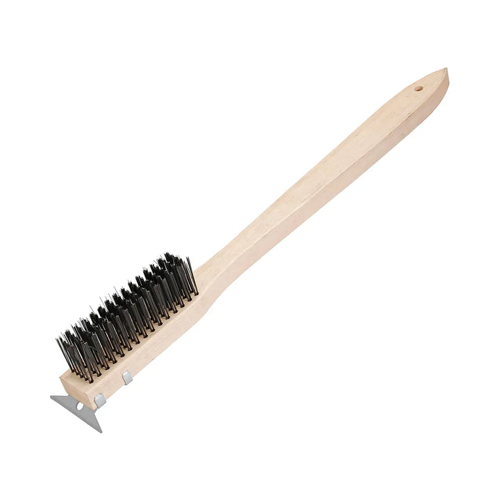 CAC China B3UT-21W Utility Brush/Scraper W/ Wire Bristle 20-1/2" /Each