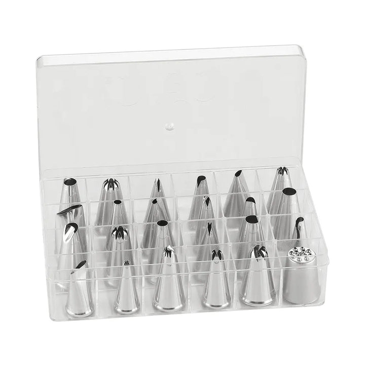 CAC China B7DT-24 Decorating Tip Set SS 24PC Set