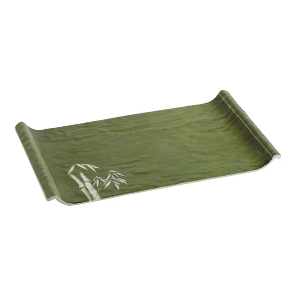 Yanco BA-312 Bamboo Style 12" Melamine Display Plate, Pack of 12