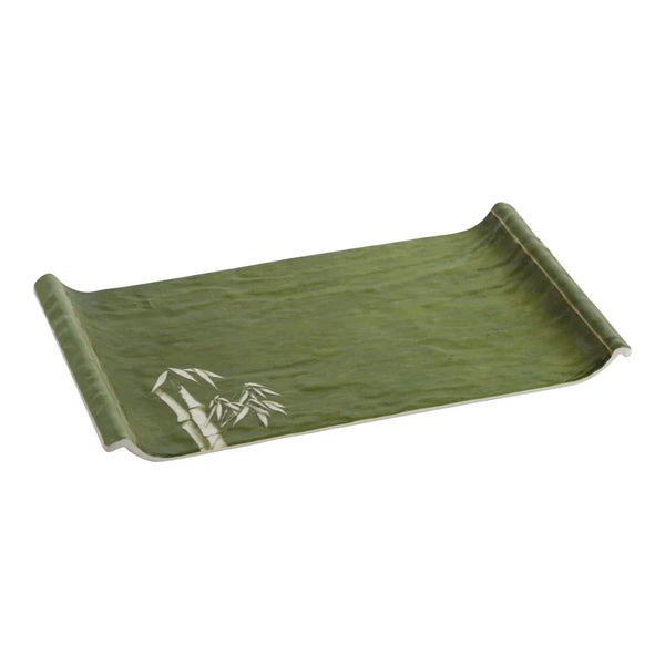 Yanco BA-316 Bamboo Style 9" Melamine Display Plate, Pack of 12