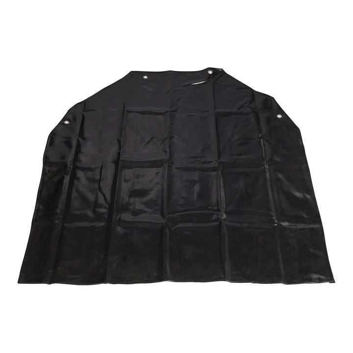 Winco BA-LA Black Latex Bib Apron, 44-1/2" x 37"