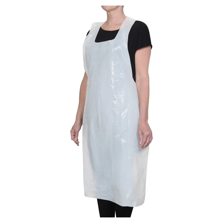 Winco BADP-2846 Disposable Plastic Apron, 28" x46", 100pcs/box