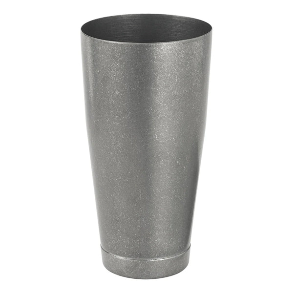 Winco BASK-28CS After 5, Shaker Cup, 28 oz, 3-5/8" dia. x 7"H, 18/8 SS, Crafted Steel Finish