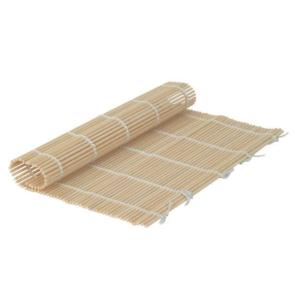 Thunder Group BASR195JP 9-1/2" x 9-1/2" Round Surface Bamboo Sushi Roller