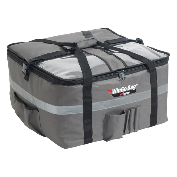 Winco BGCB-2212 Premium X-Large Insulated Catering Bag, 22" x 22" x 12"