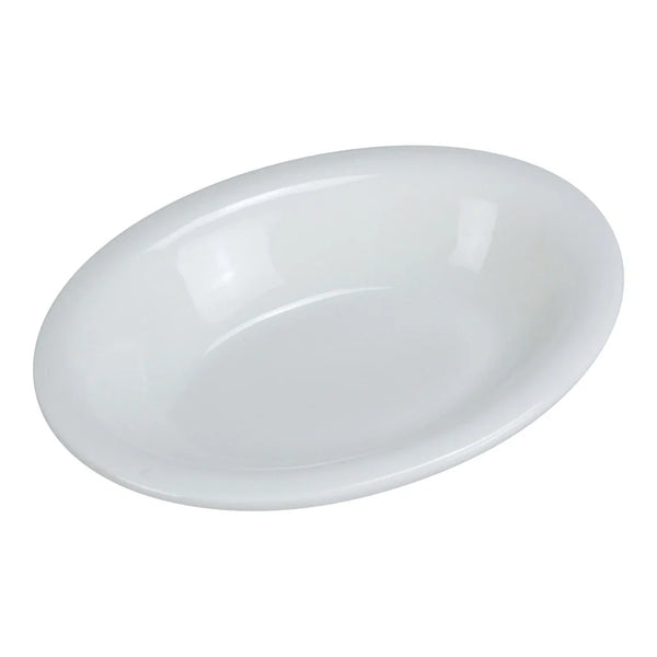 Yanco BK-010 7.5" White Porcelain Deep Baking Bowl, Pack of 12