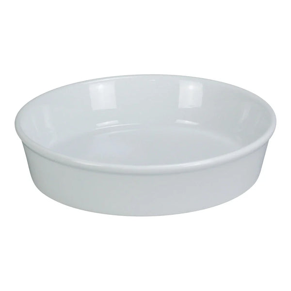 Yanco BK-207 7" White Porcelain Round Deep Plate, Pack of 24