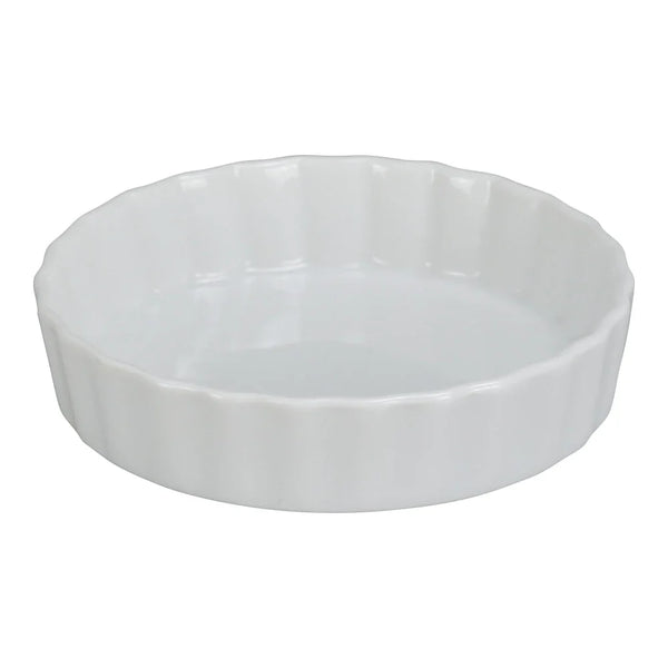 Yanco BK-605 5.5 Oz White Porcelain Quiche Dish, Pack of 24