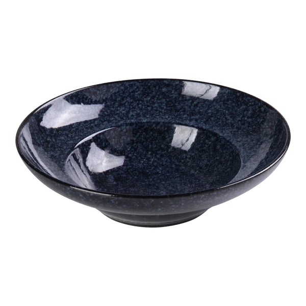 Yanco BL-711 Blue Star 20 Oz Blue Mediterranean Deep Bowl, China, Pack of 12