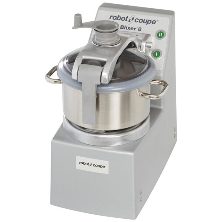 Robot Coupe BLIXER8 2-Speed Stainless Steel Batch Bowl Food Processor, 240 V, 3 hp, 8 L