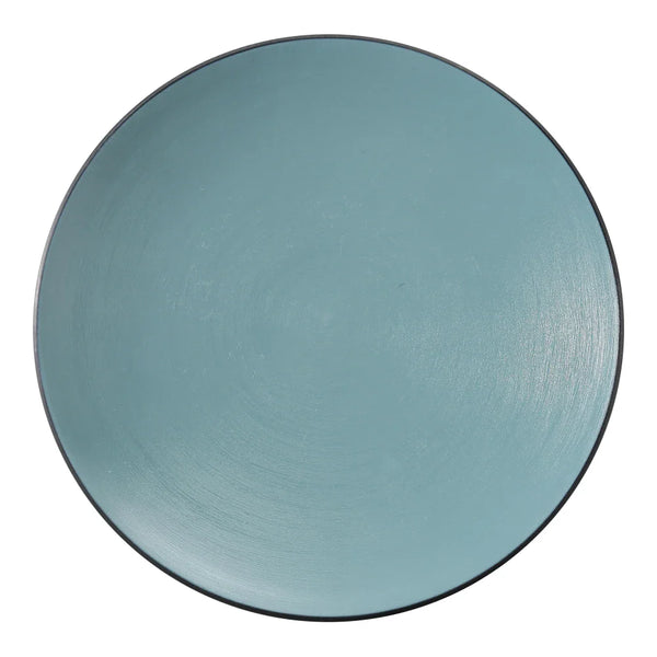 Yanco BM-109TL Birmingham-Teal, 8 1/2" Melamine Round Plate, Pack of 36