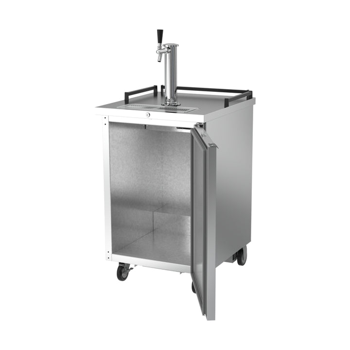 Beverage-Air BM23HC-S-31 24" Single Tap Kegerator Beer Dispenser - Stainless Steel, (1) 1/2 Keg Capacity